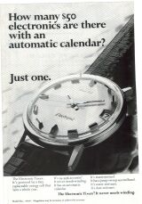 1970 Timex Electronic Ad